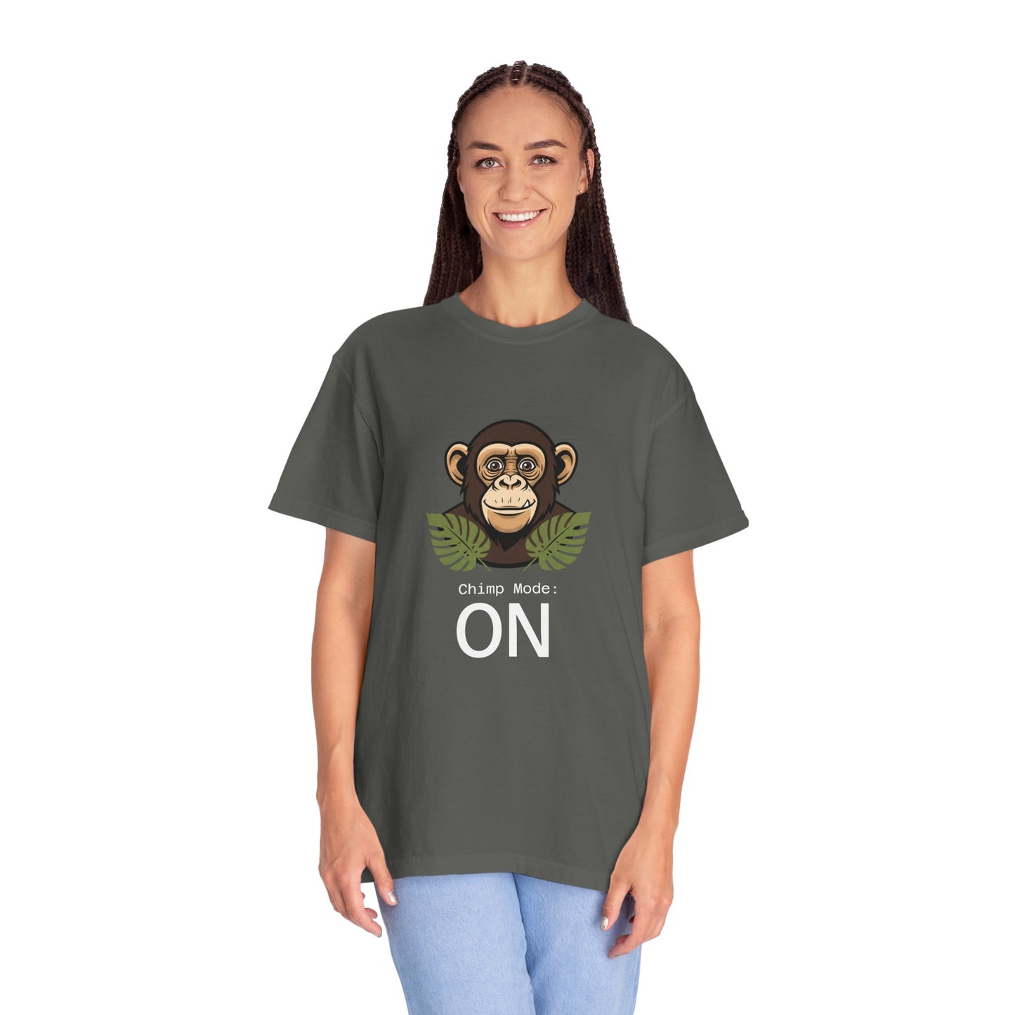 Unisex fit t-shirt "CHIMP MODE: ON"