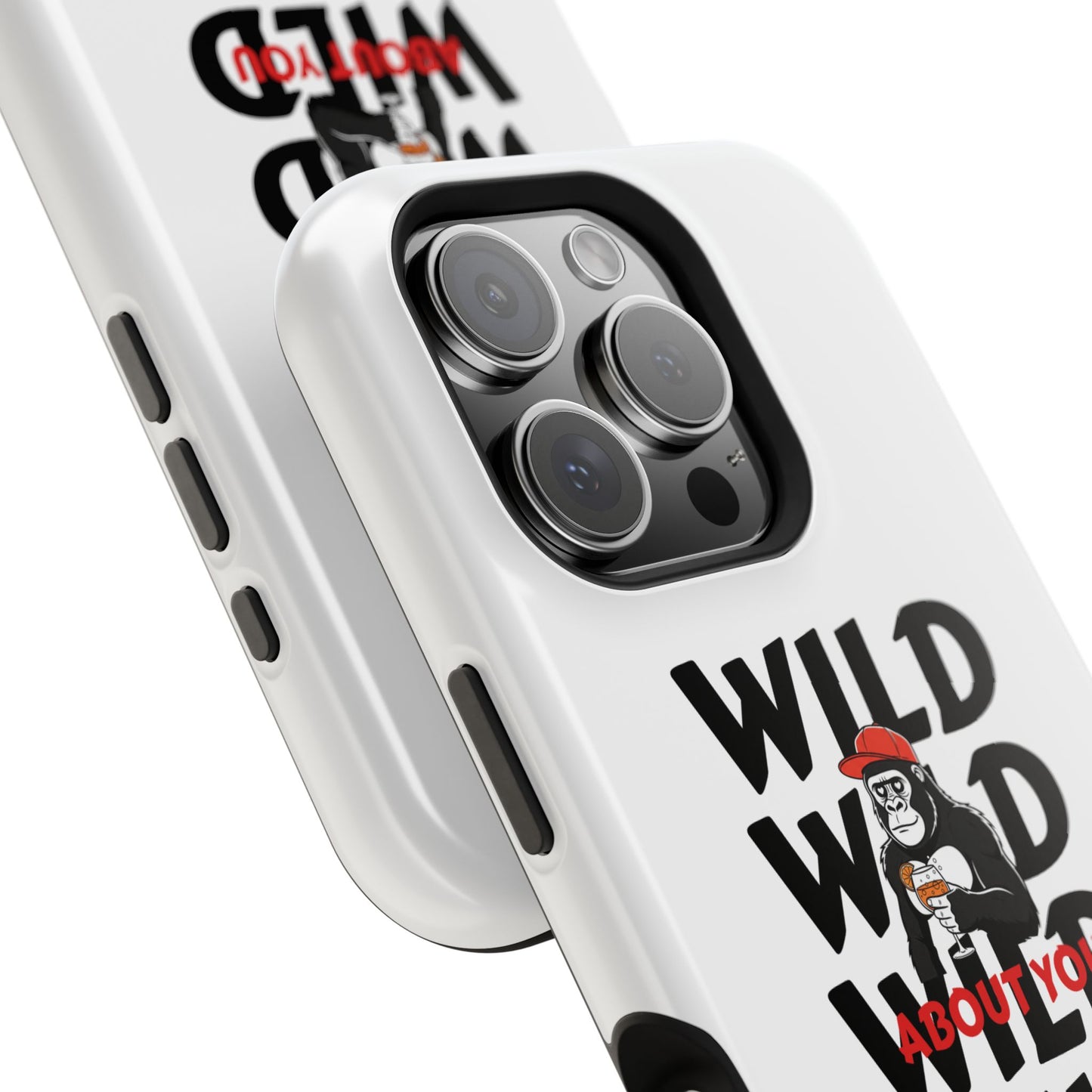 Magnetic impact-resistant phone case "WILD ABOUT YOU"
