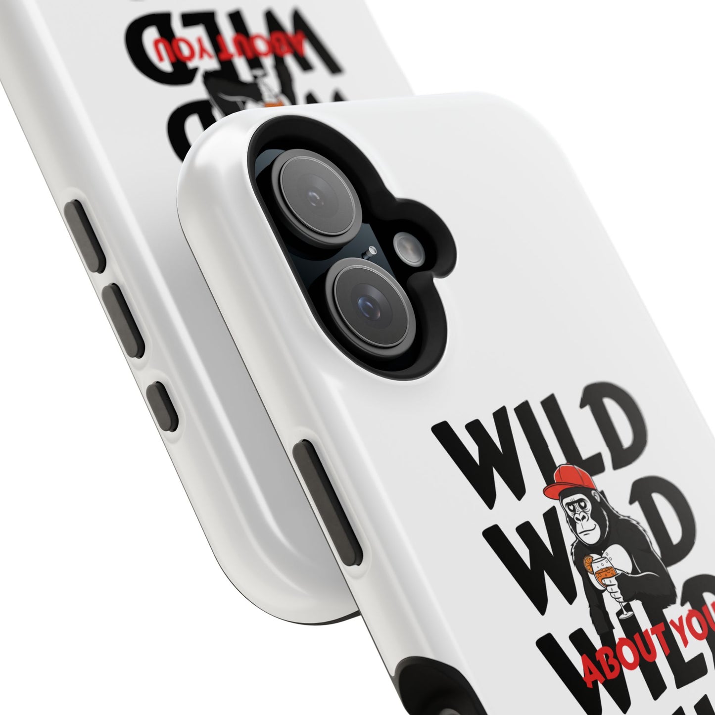 Magnetic impact-resistant phone case "WILD ABOUT YOU"