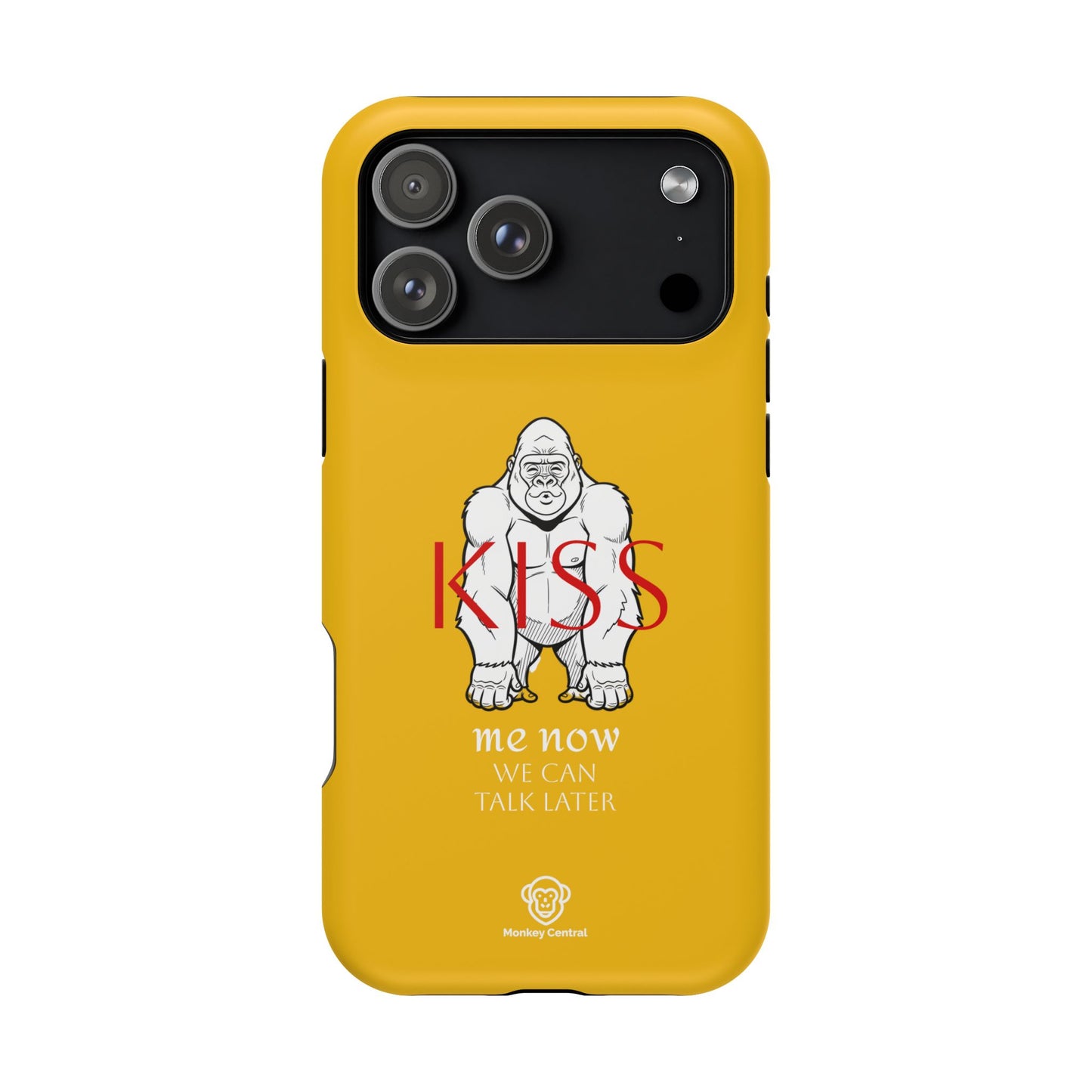 Magnetic impact-resistant phone case "KISS ME NOW"