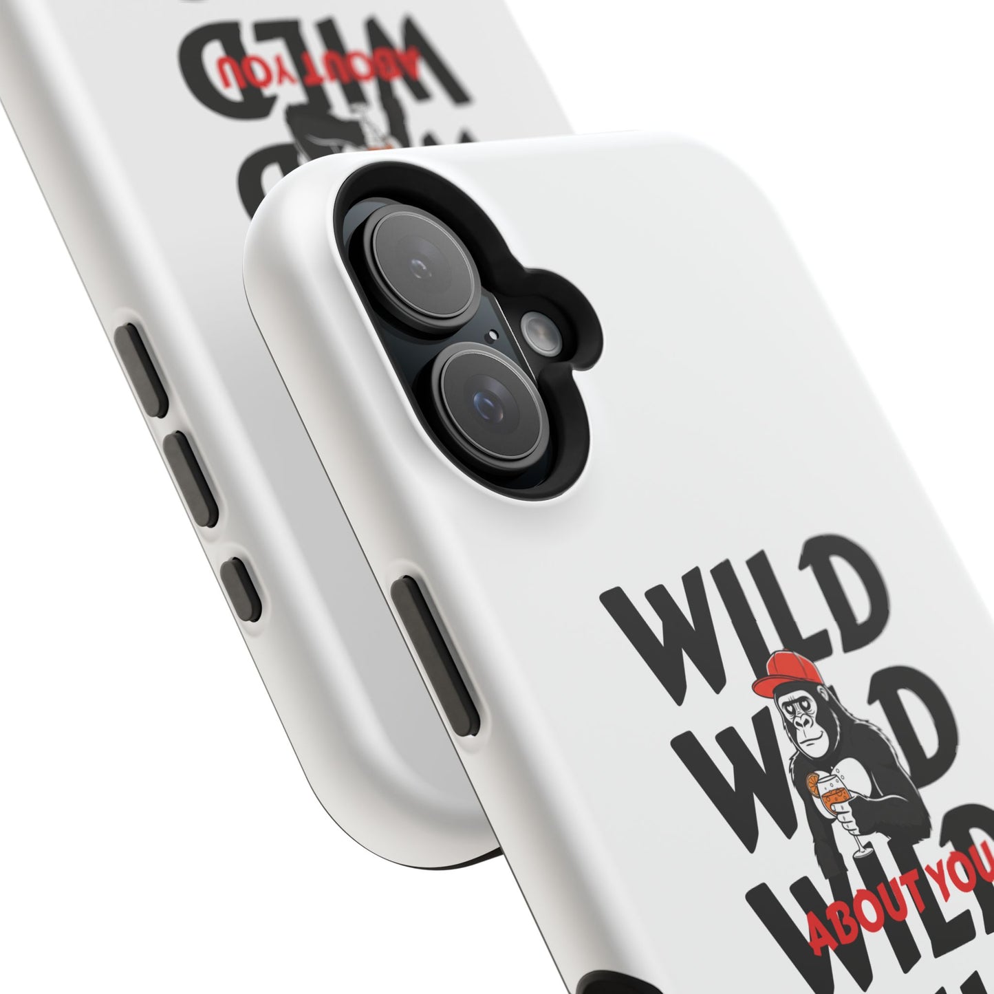 Magnetic impact-resistant phone case "WILD ABOUT YOU"