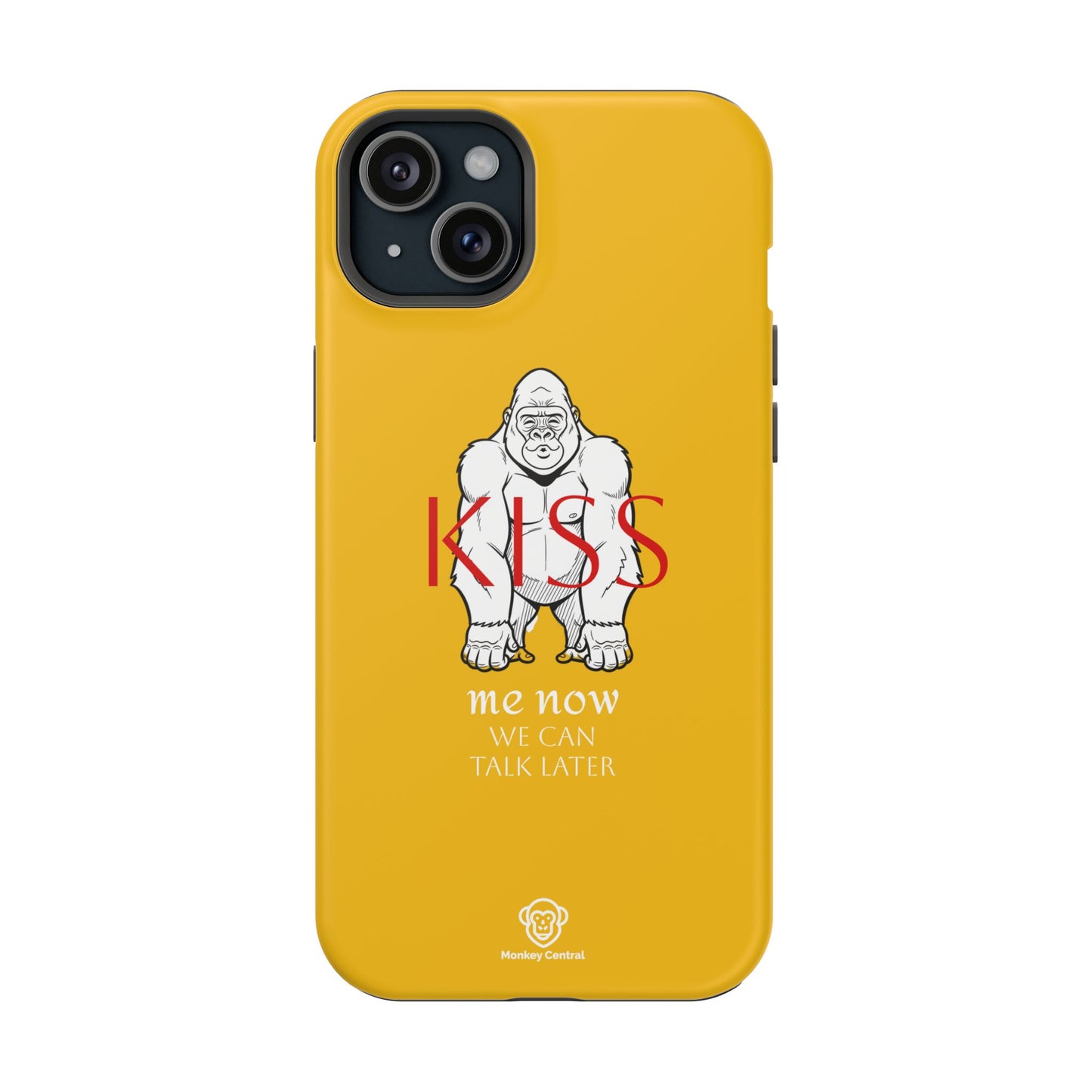 Magnetic impact-resistant phone case "KISS ME NOW"
