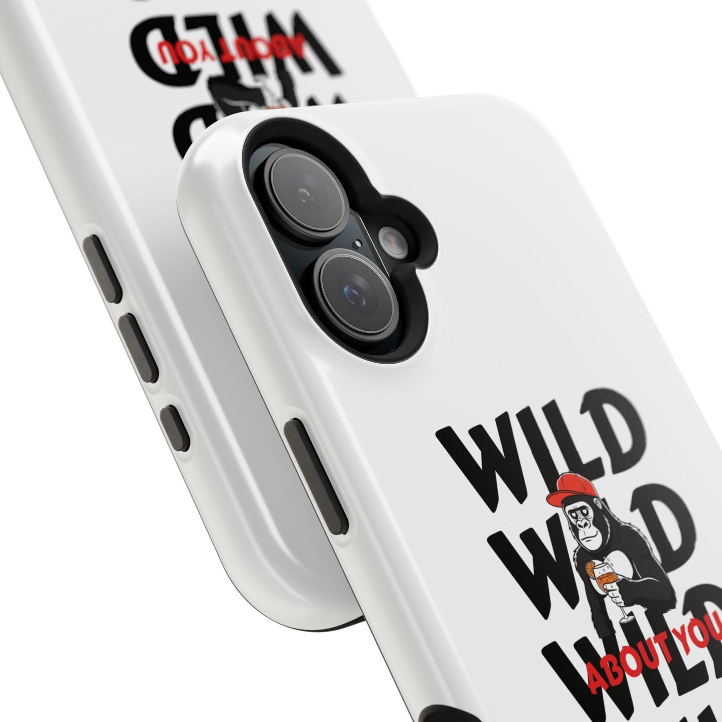 Magnetic impact-resistant phone case "WILD ABOUT YOU"