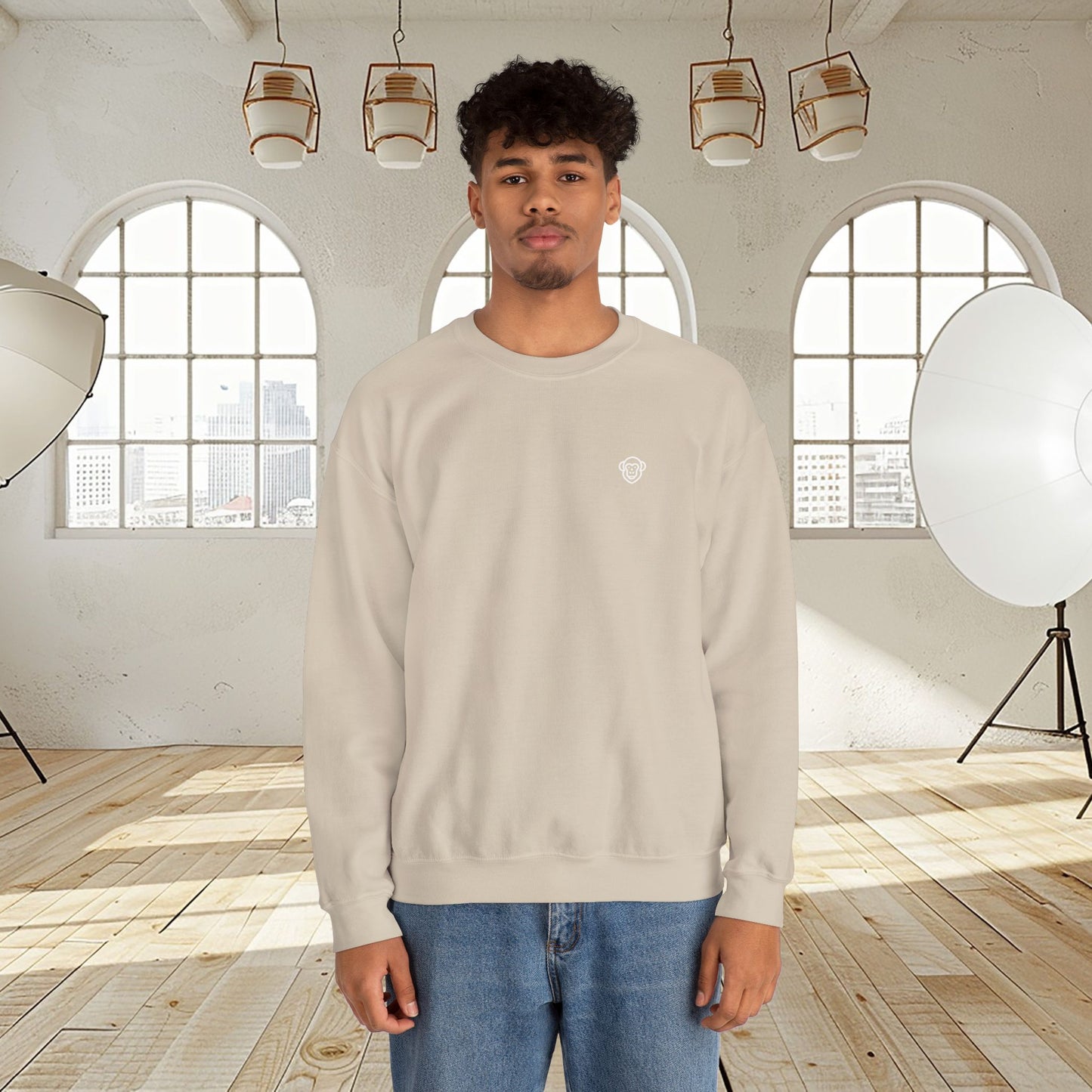 Unisex fit sweatshirt "MONKEY CENTRAL"