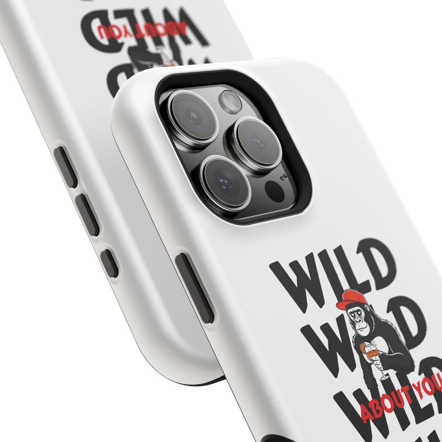 Magnetic impact-resistant phone case "WILD ABOUT YOU"