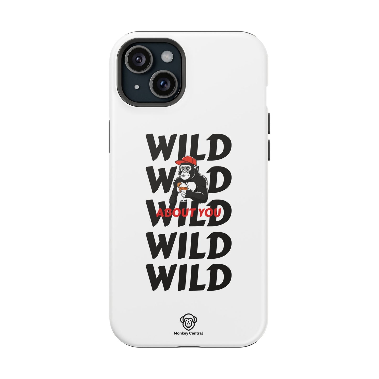 Magnetic impact-resistant phone case "WILD ABOUT YOU"