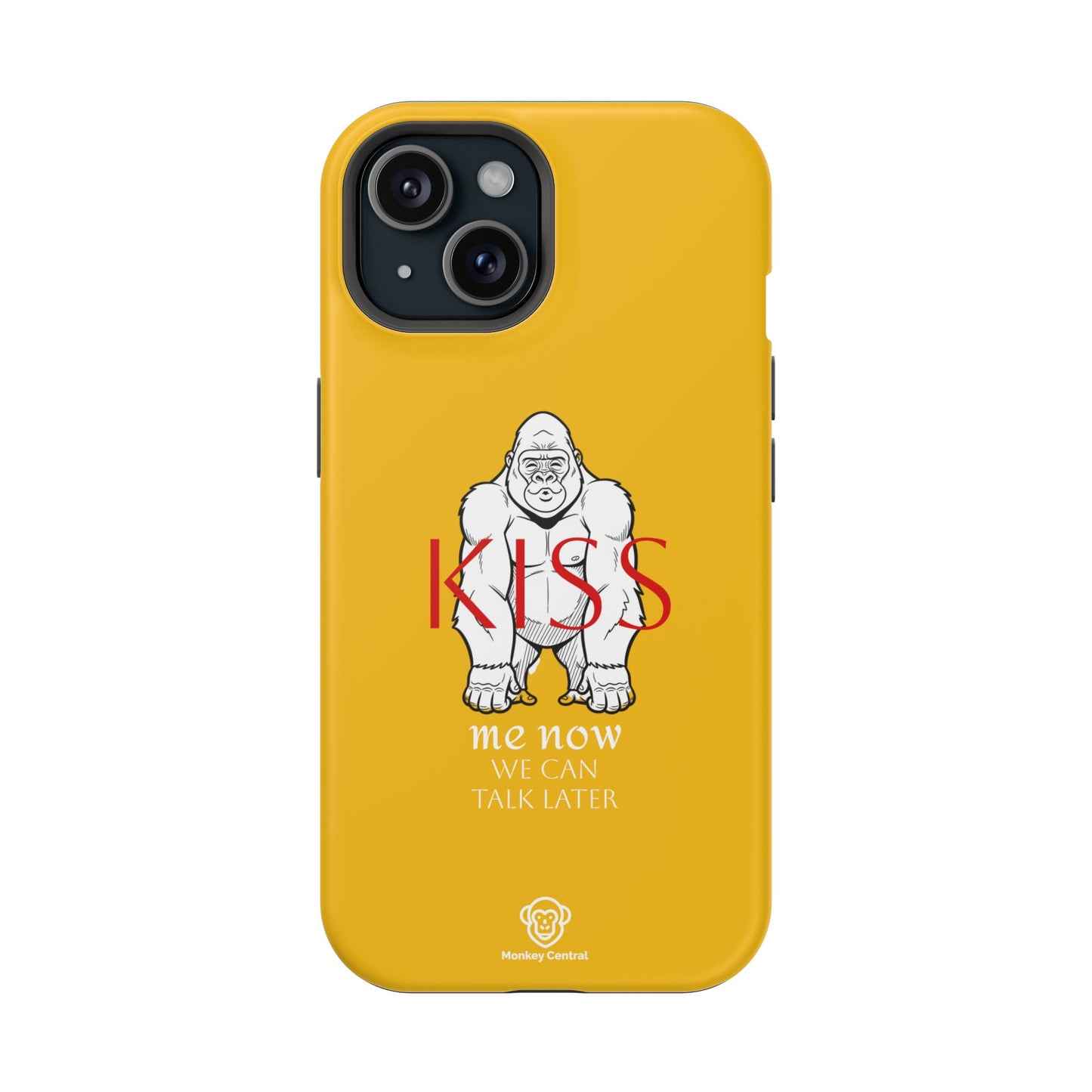 Magnetic impact-resistant phone case "KISS ME NOW"