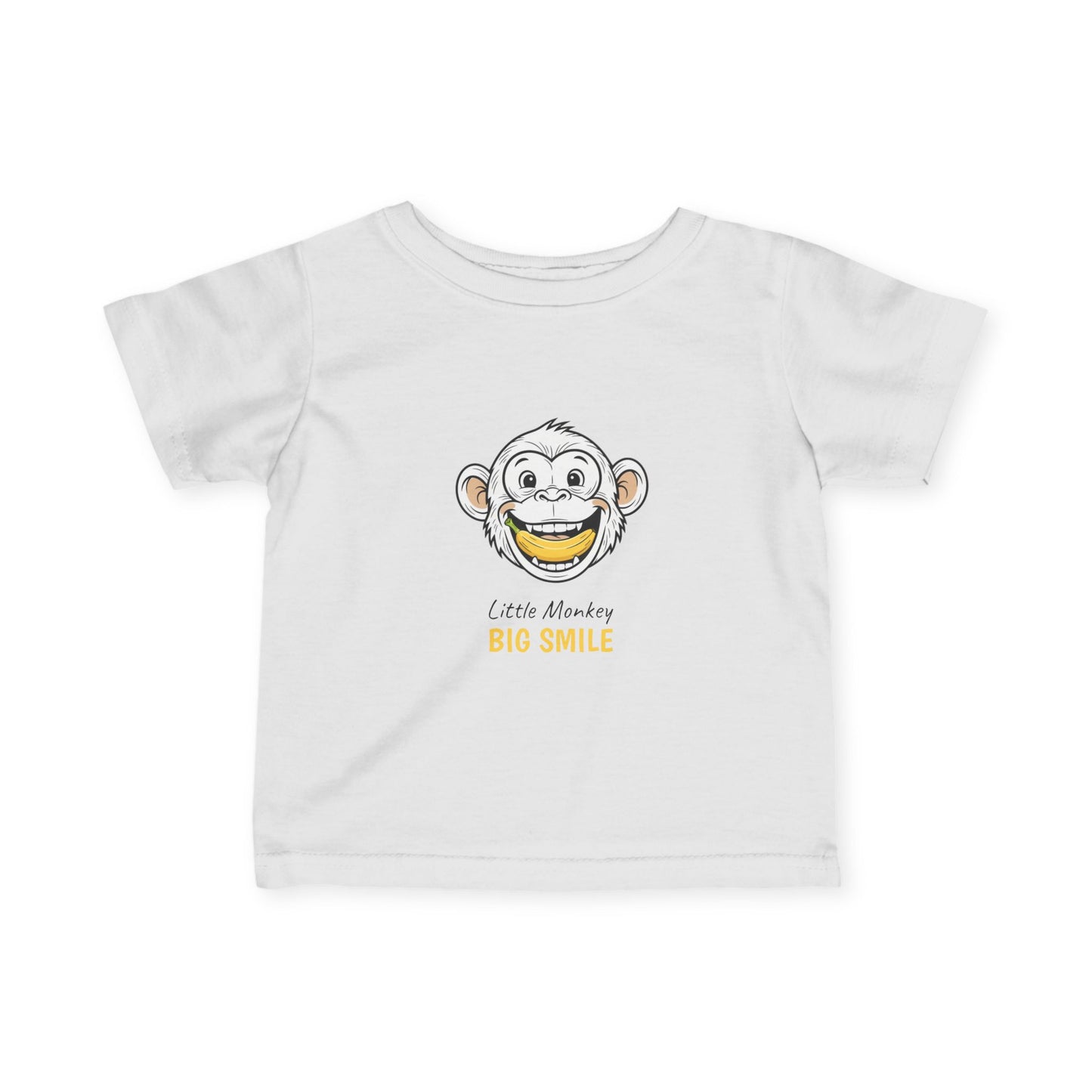 Infant tee "LITTLE MONKEY BIG SMILE"