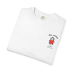 InLove Graphic T-Shirt — Small Front Cartoon & Repeated Back Text Print