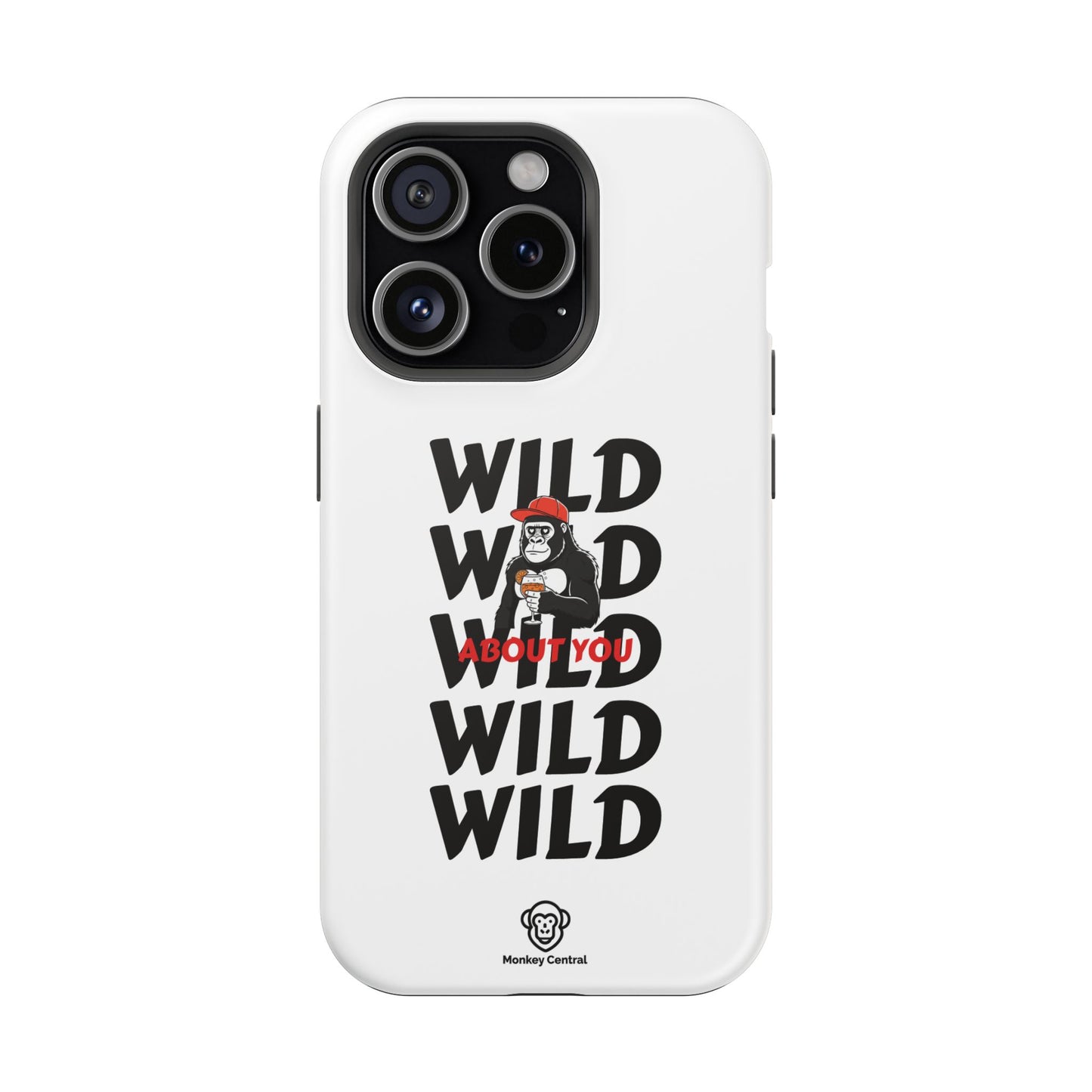 Magnetic impact-resistant phone case "WILD ABOUT YOU"