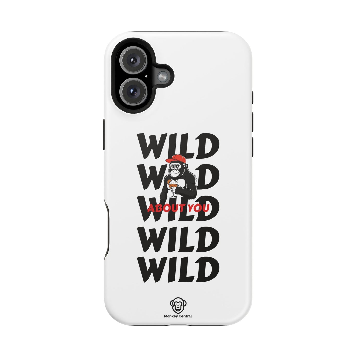 Magnetic impact-resistant phone case "WILD ABOUT YOU"
