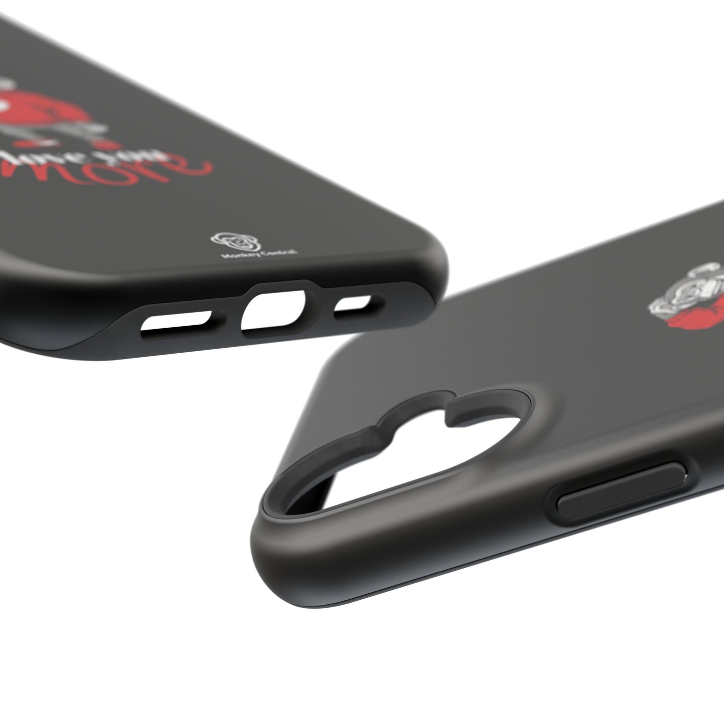 Magnetic impact-resistant phone case "LOVE YOU MORE"