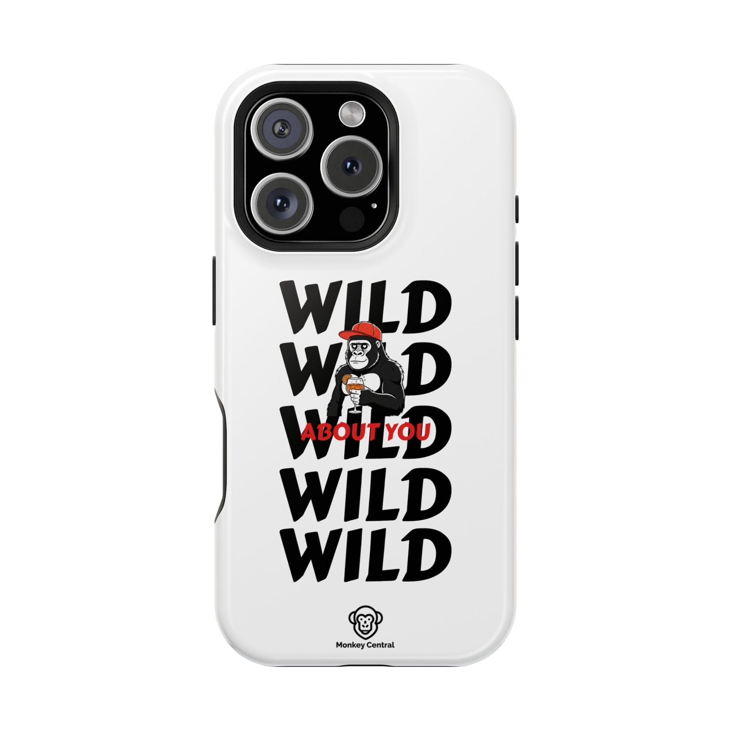 Magnetic impact-resistant phone case "WILD ABOUT YOU"
