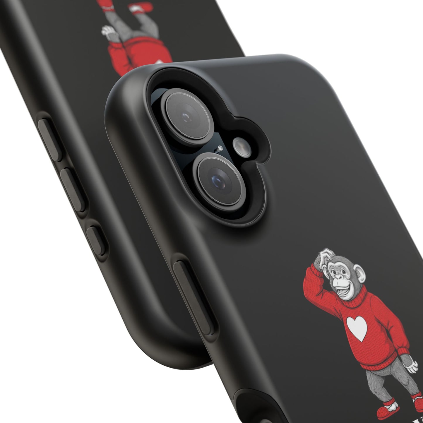 Magnetic impact-resistant phone case "LOVE YOU MORE"