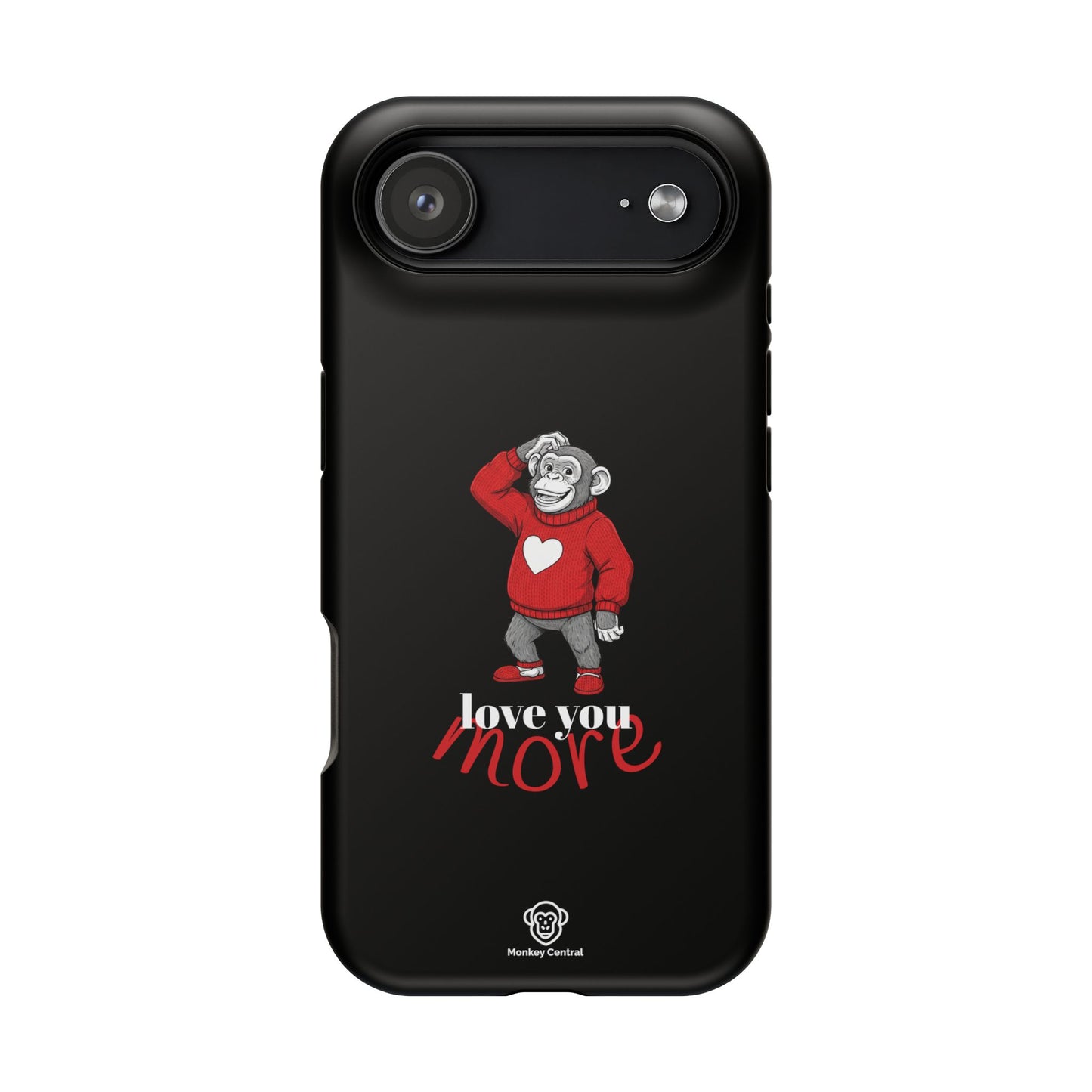 Magnetic impact-resistant phone case "LOVE YOU MORE"
