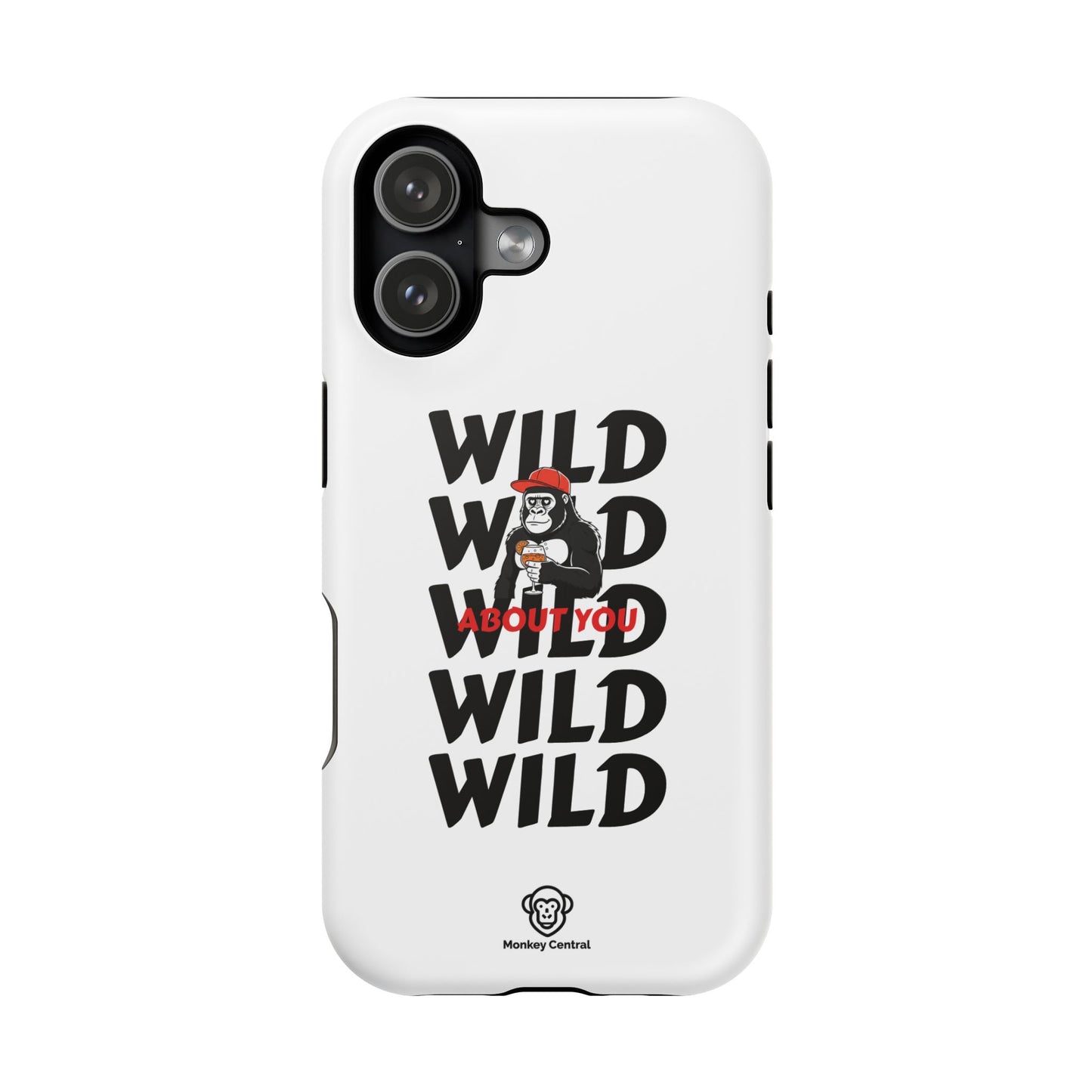 Magnetic impact-resistant phone case "WILD ABOUT YOU"
