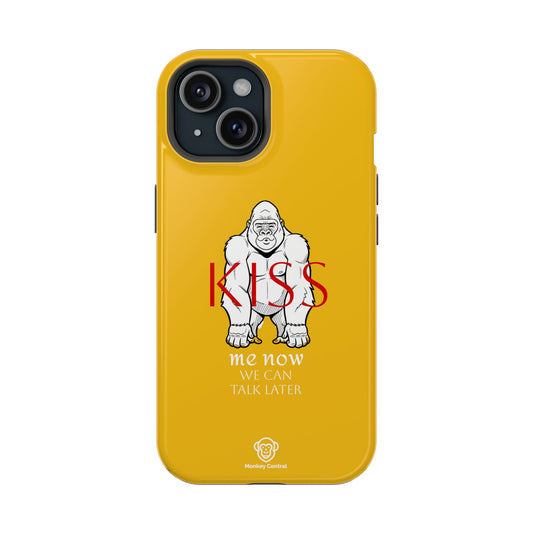 Magnetic impact-resistant phone case "KISS ME NOW"