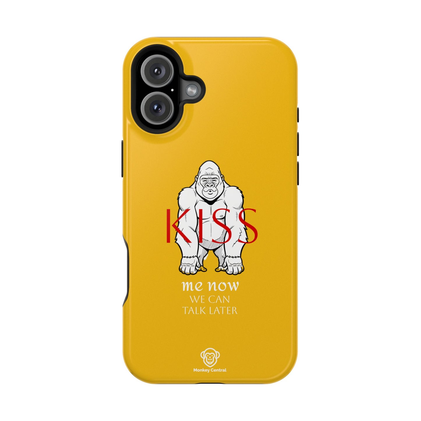Magnetic impact-resistant phone case "KISS ME NOW"