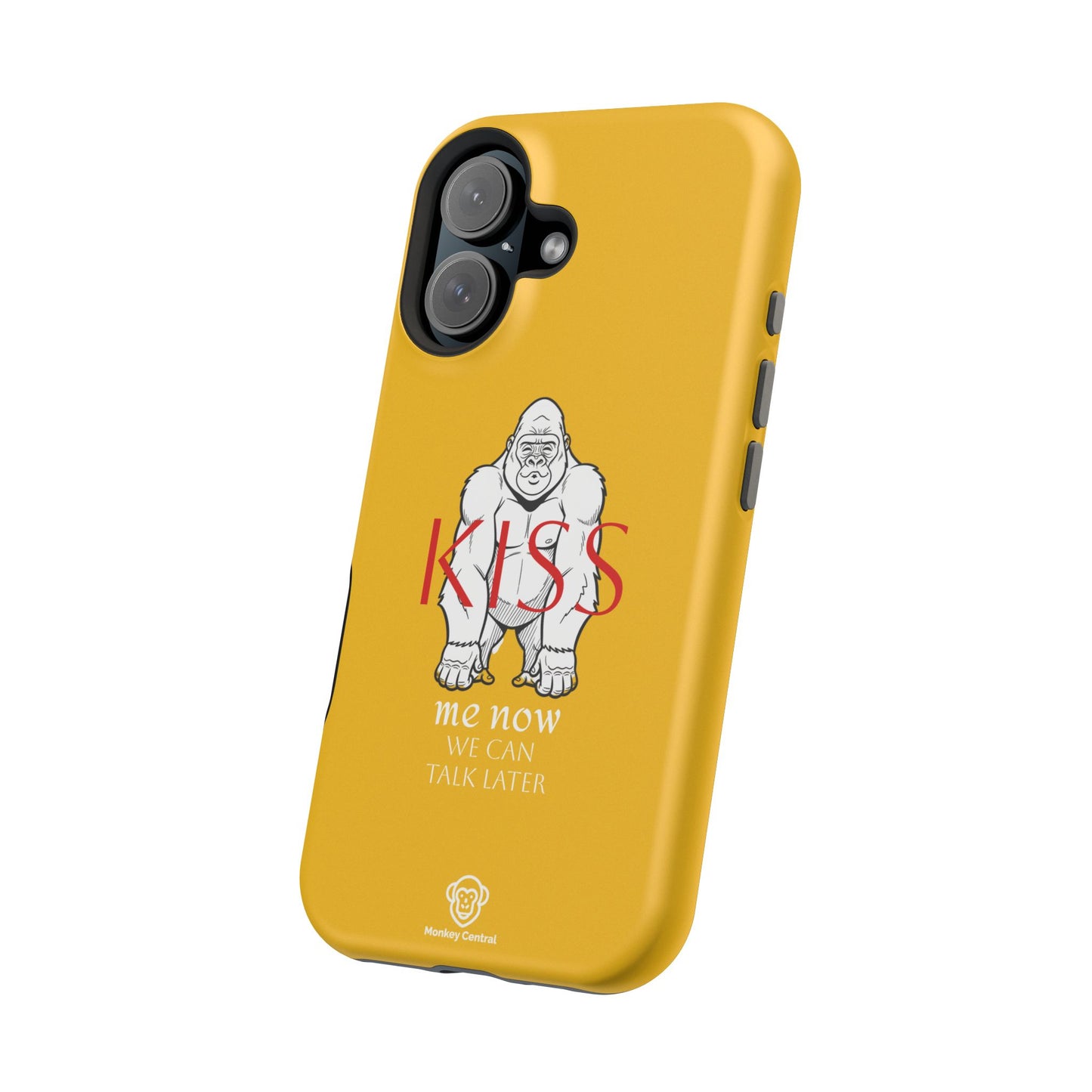 Magnetic impact-resistant phone case "KISS ME NOW"