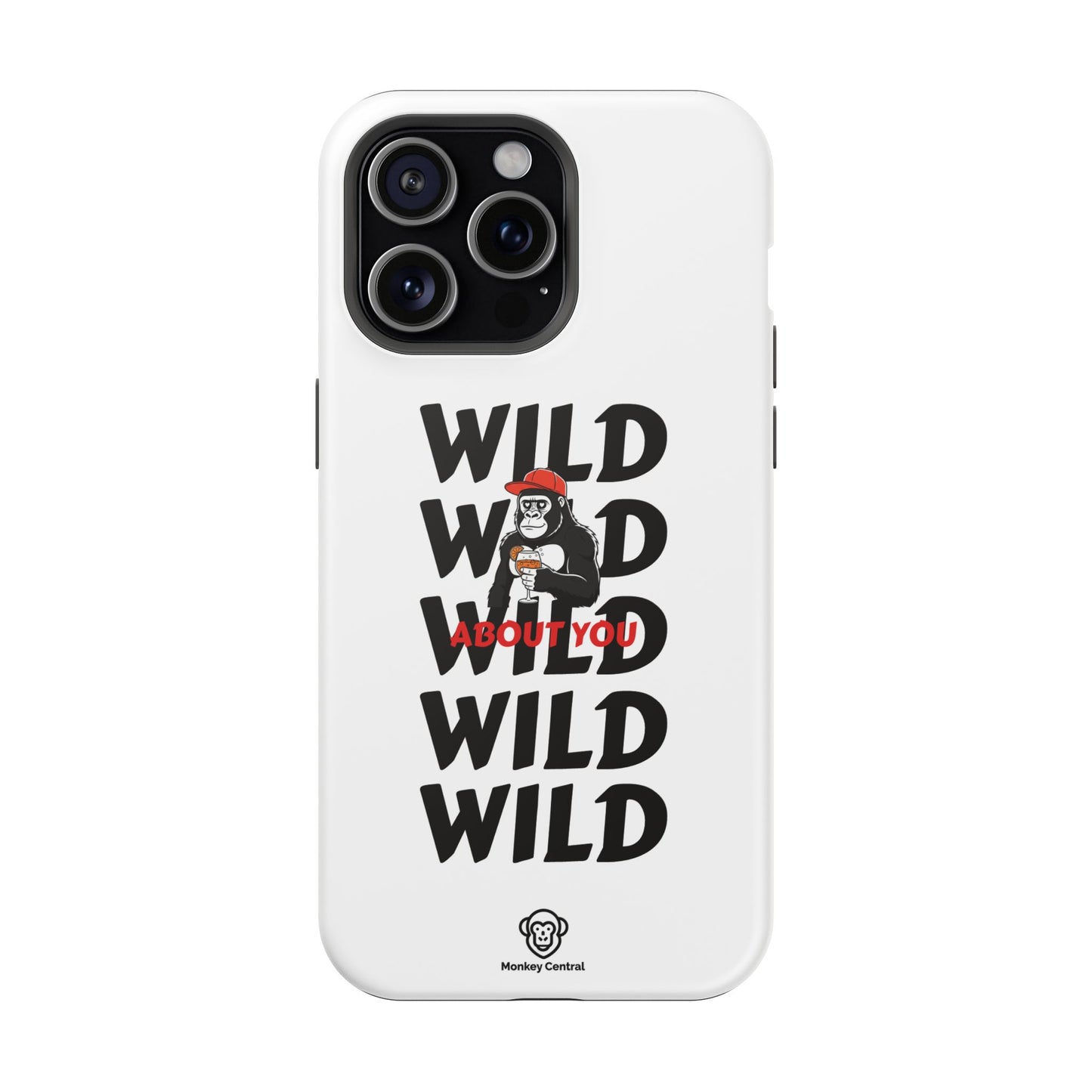 Magnetic impact-resistant phone case "WILD ABOUT YOU"