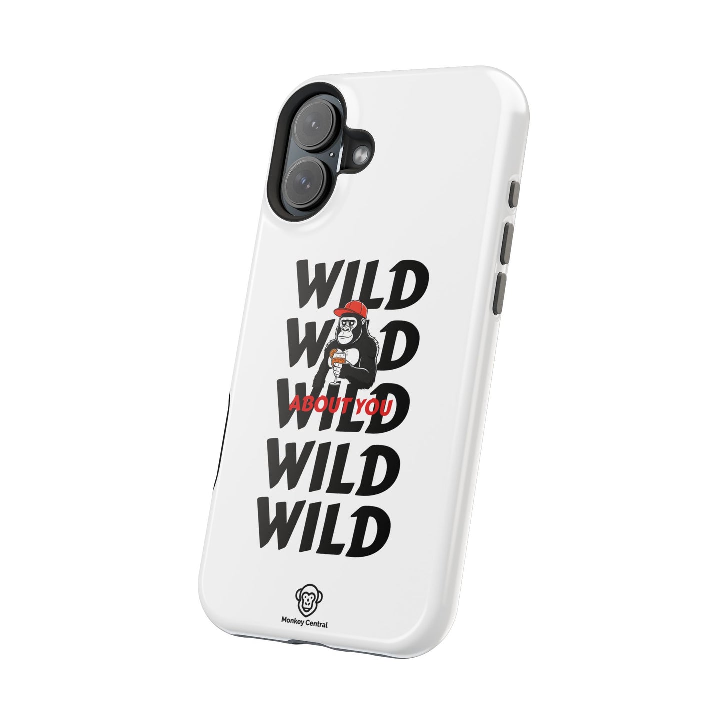 Magnetic impact-resistant phone case "WILD ABOUT YOU"