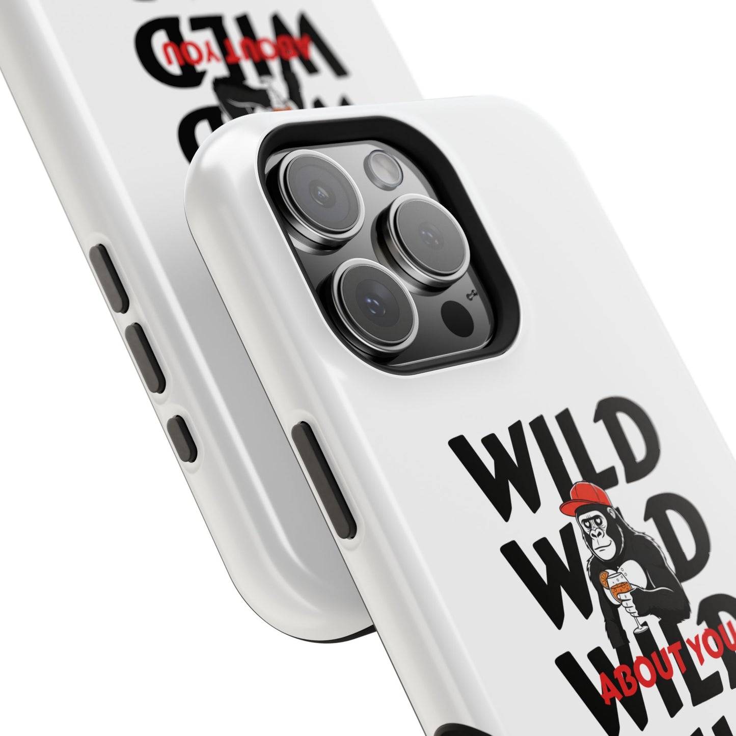 Magnetic impact-resistant phone case "WILD ABOUT YOU"
