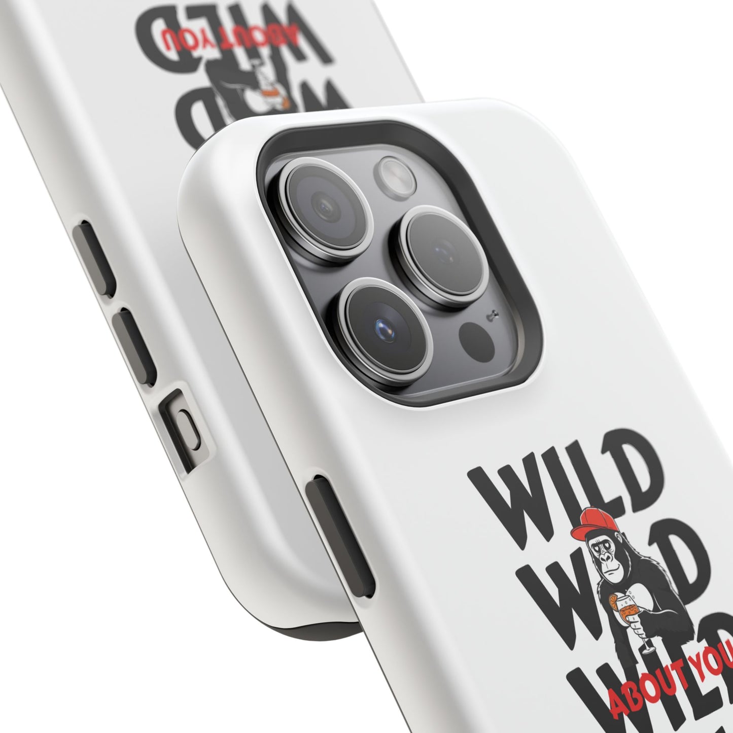 Magnetic impact-resistant phone case "WILD ABOUT YOU"