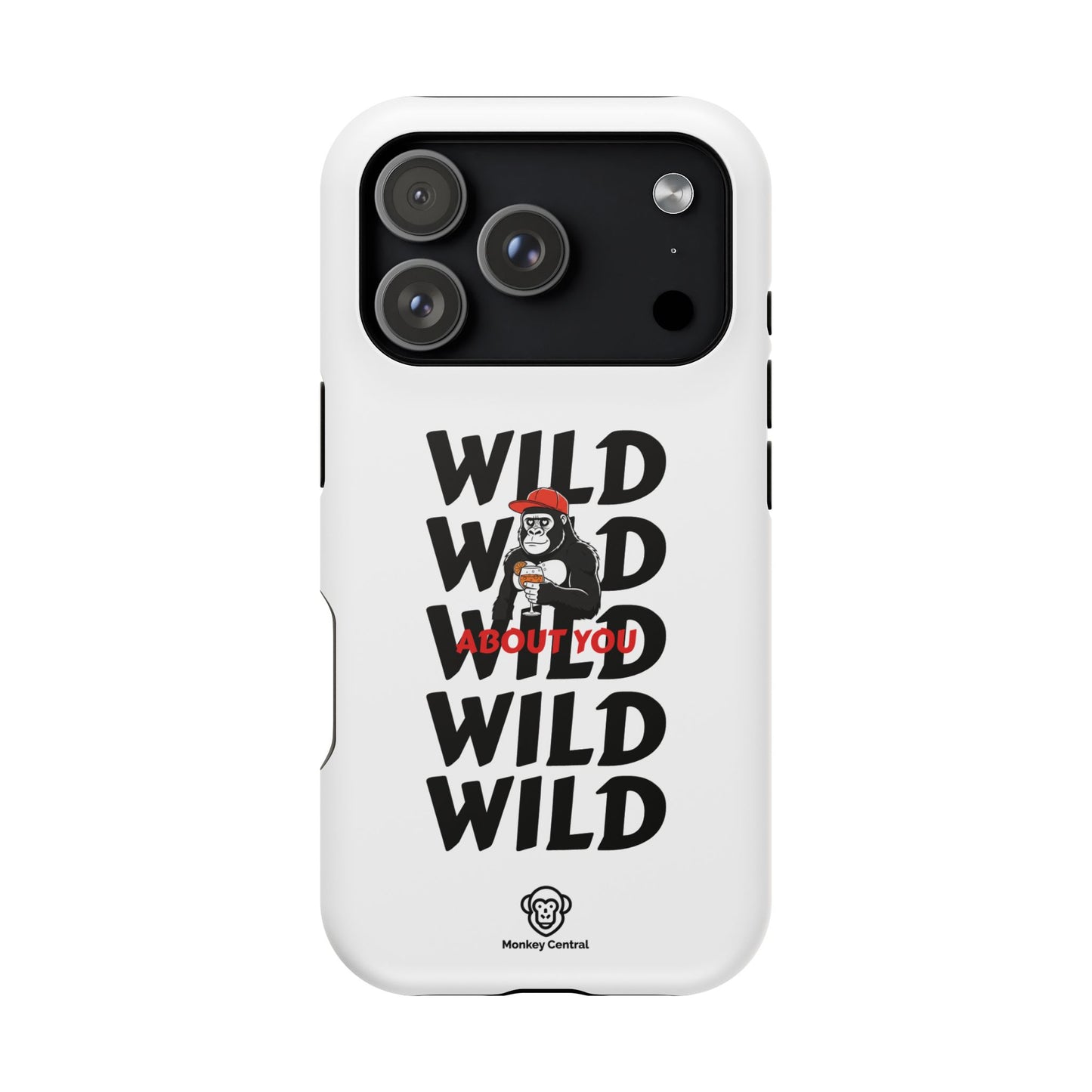 Magnetic impact-resistant phone case "WILD ABOUT YOU"