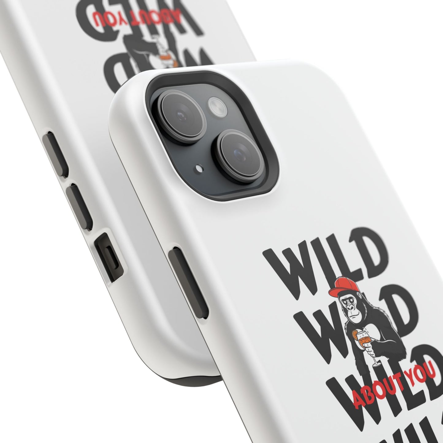 Magnetic impact-resistant phone case "WILD ABOUT YOU"