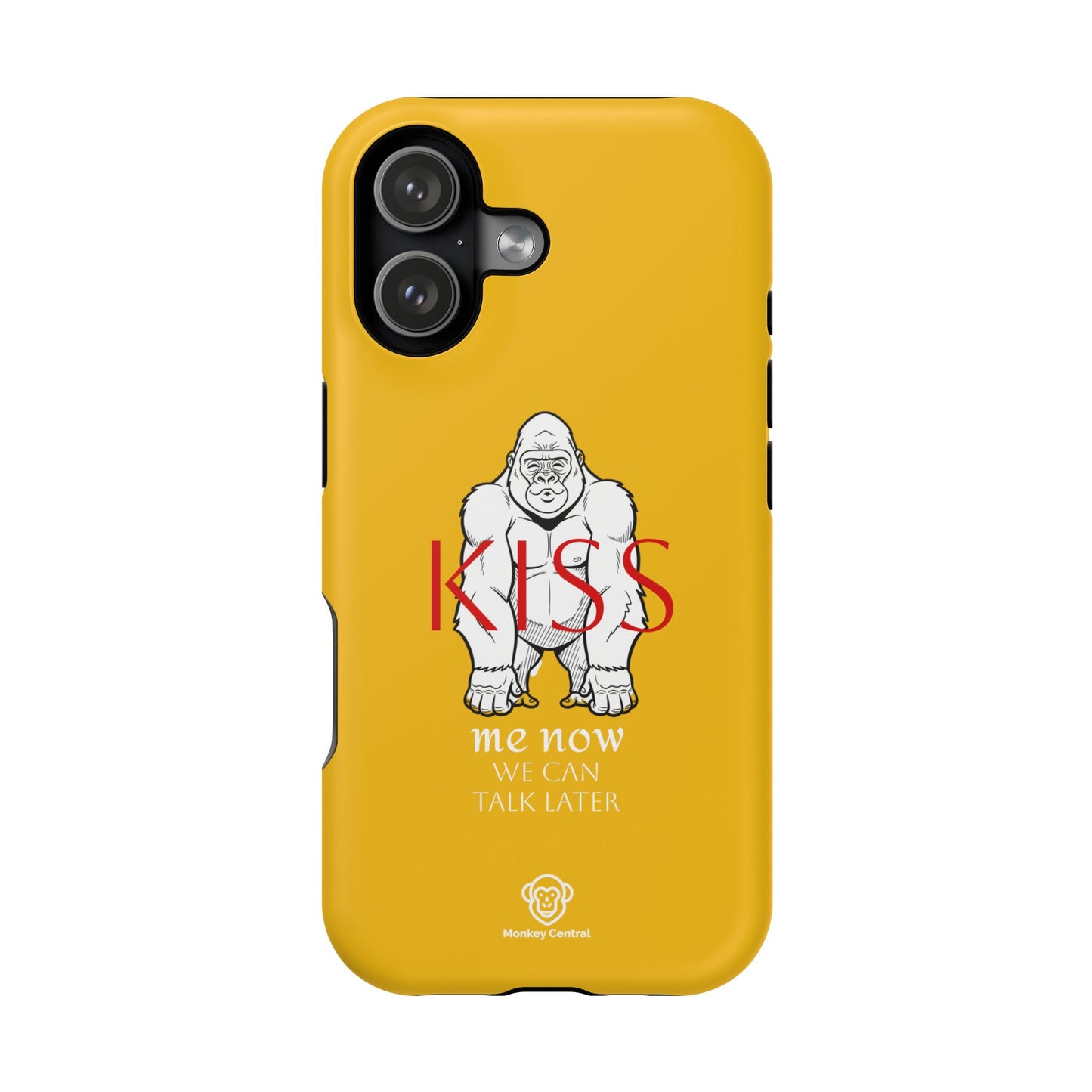 Magnetic impact-resistant phone case "KISS ME NOW"
