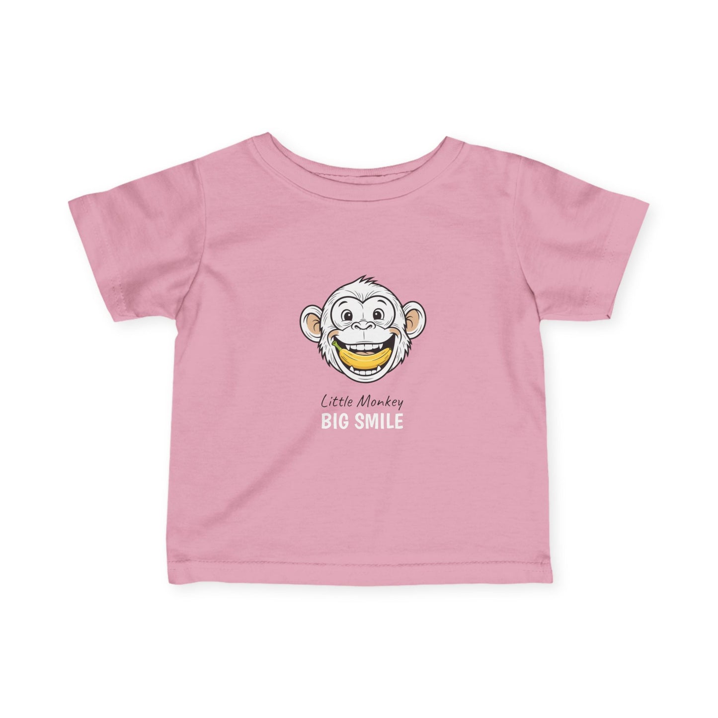 Infant tee "LITTLE MONKEY BIG SMILE"