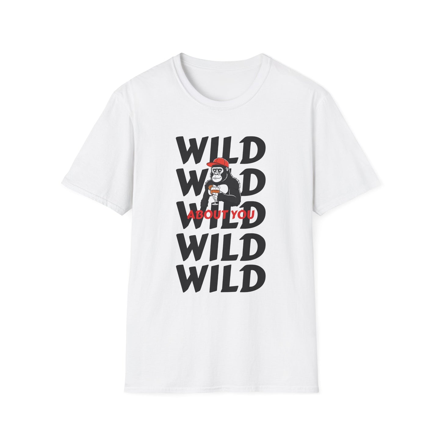 Unisex fit t-shirt "WILD ABOUT YOU"