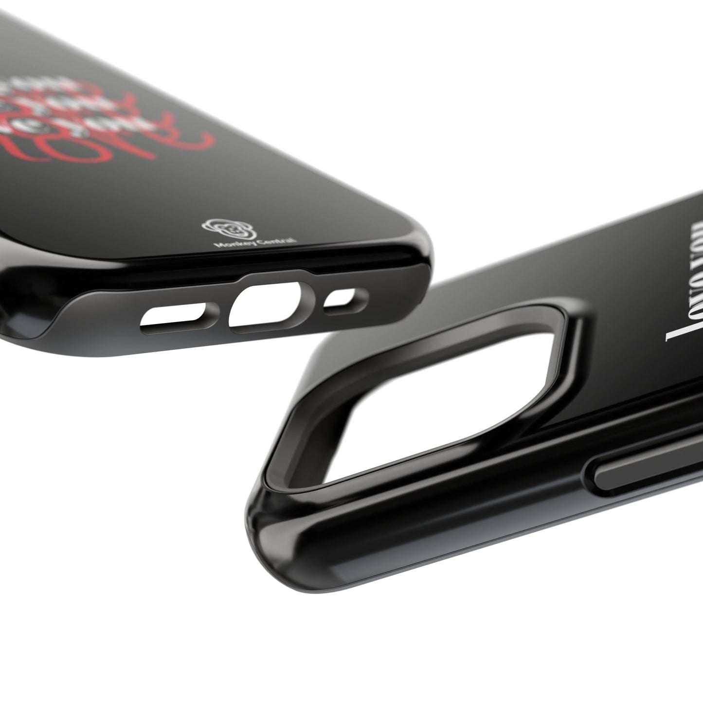 Magnetic impact-resistant phone case "LOVE YOU MORE"