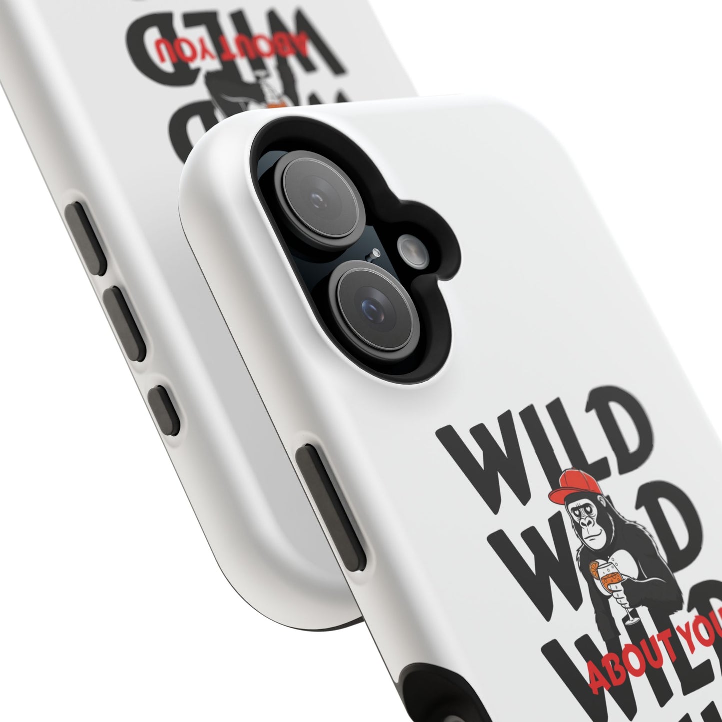 Magnetic impact-resistant phone case "WILD ABOUT YOU"