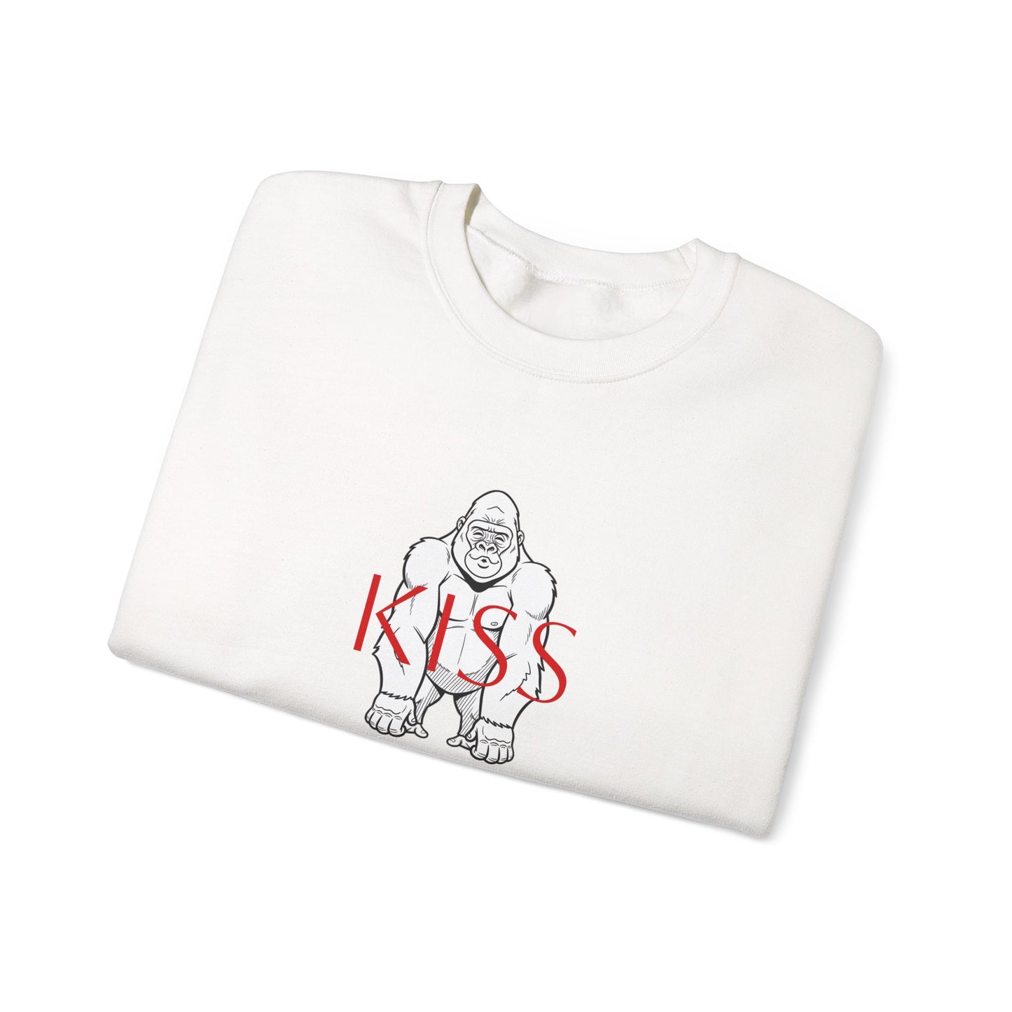Unisex loose fit sweatshirt "KISS ME NOW"