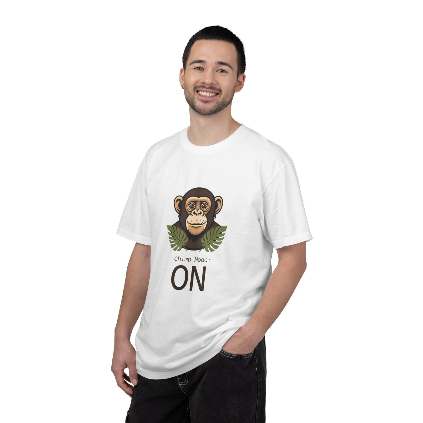 Unisex fit t-shirt "CHIMP MODE: ON"