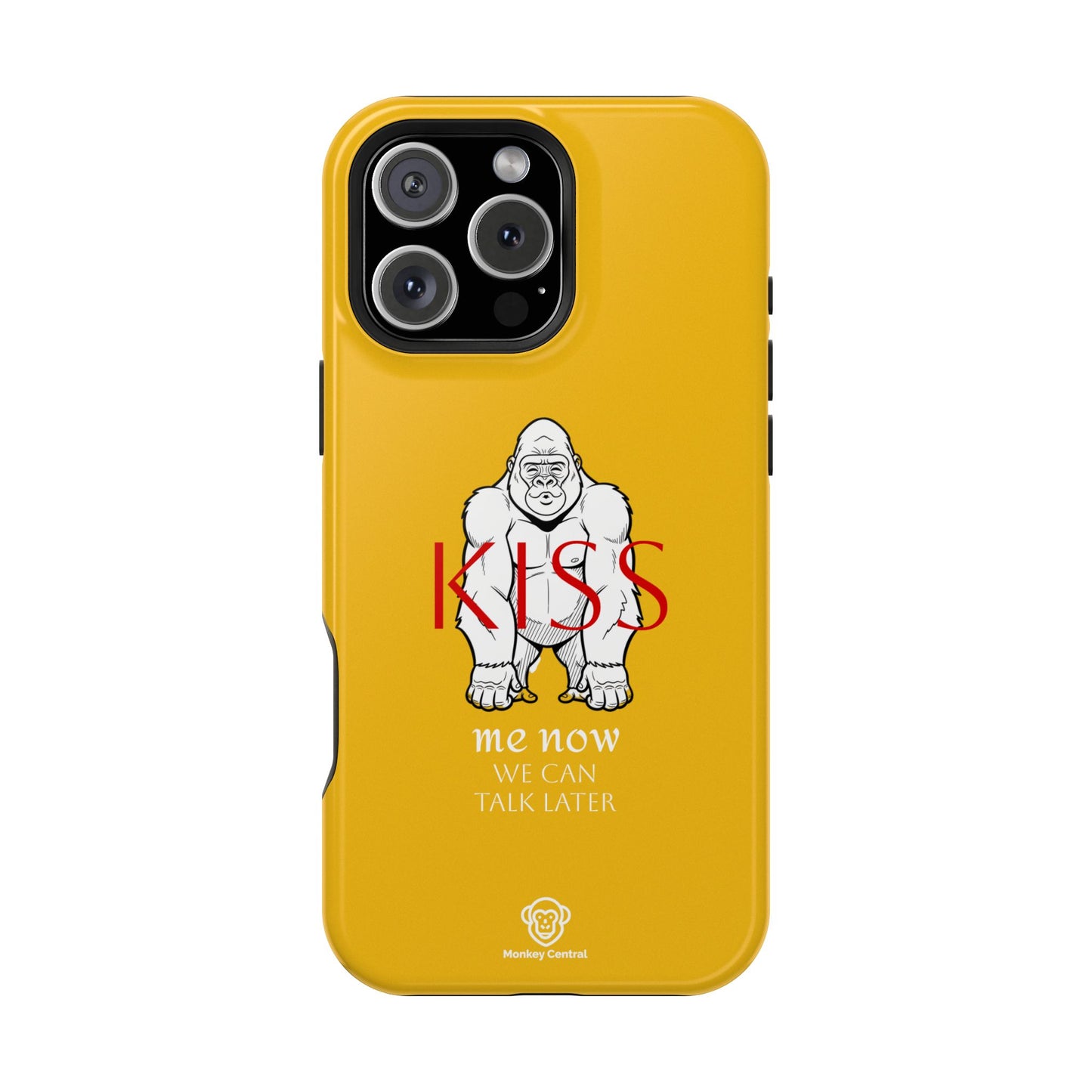 Magnetic impact-resistant phone case "KISS ME NOW"