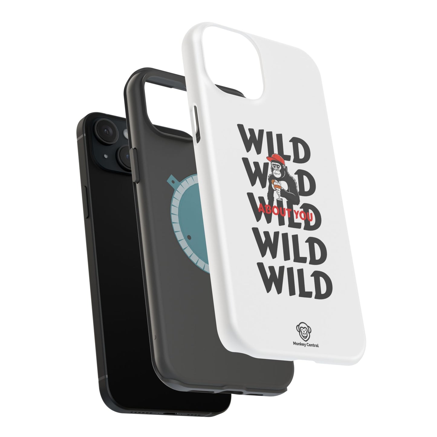 Magnetic impact-resistant phone case "WILD ABOUT YOU"