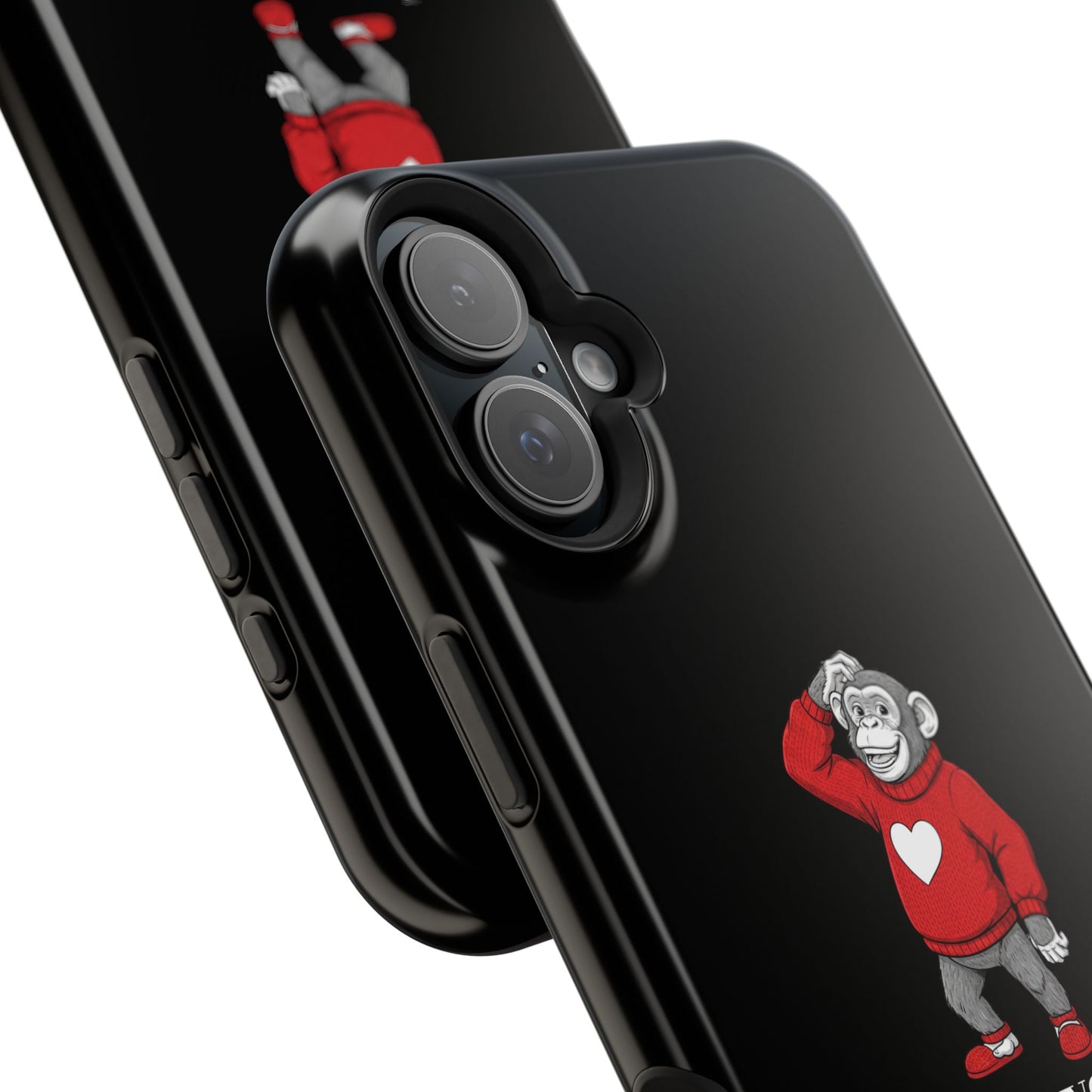 Magnetic impact-resistant phone case "LOVE YOU MORE"