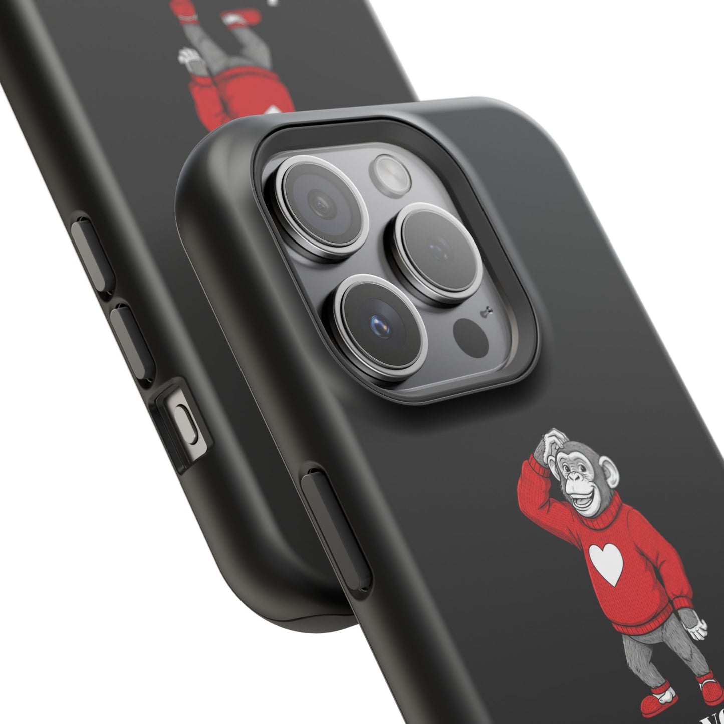 Magnetic impact-resistant phone case "LOVE YOU MORE"