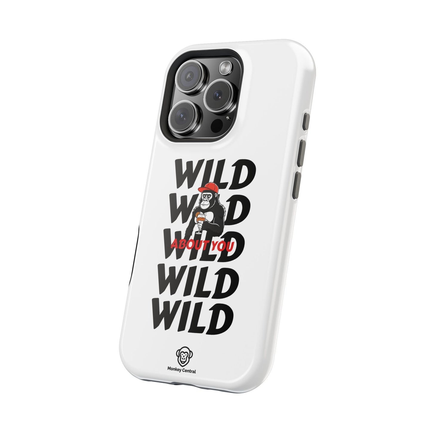 Magnetic impact-resistant phone case "WILD ABOUT YOU"