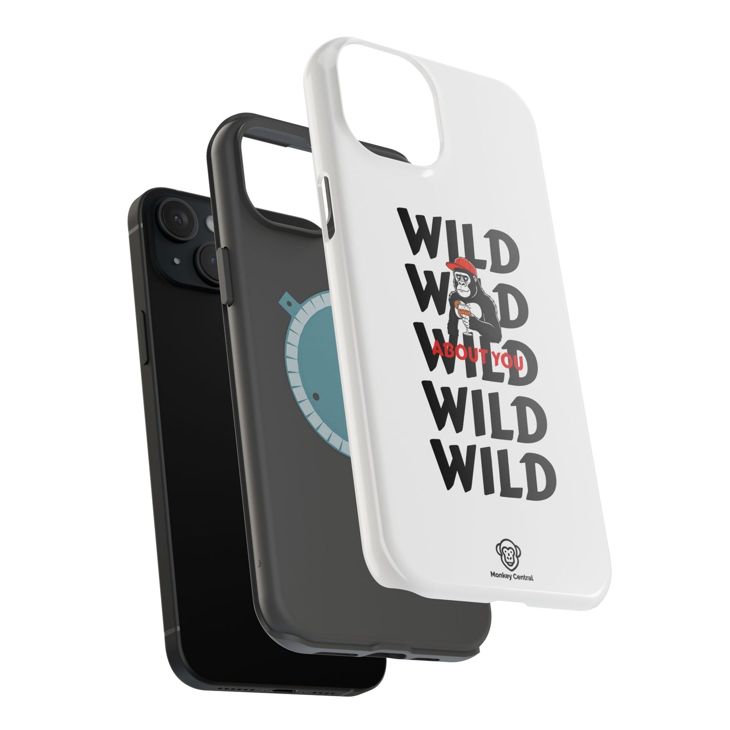 Magnetic impact-resistant phone case "WILD ABOUT YOU"