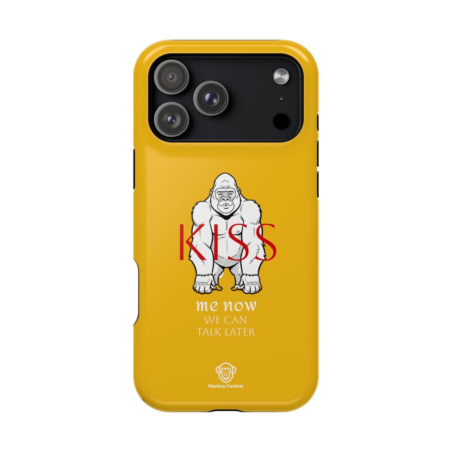 Magnetic impact-resistant phone case "KISS ME NOW"