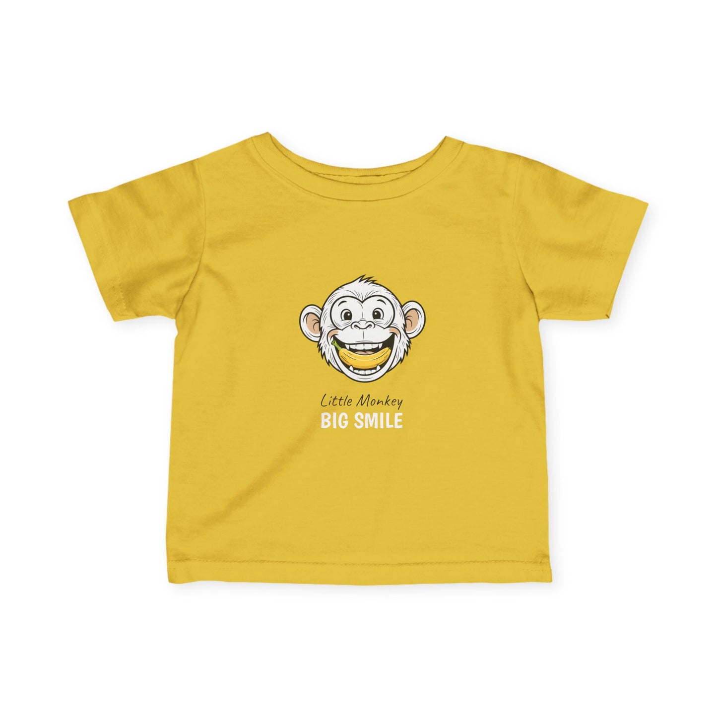 Infant tee "LITTLE MONKEY BIG SMILE"