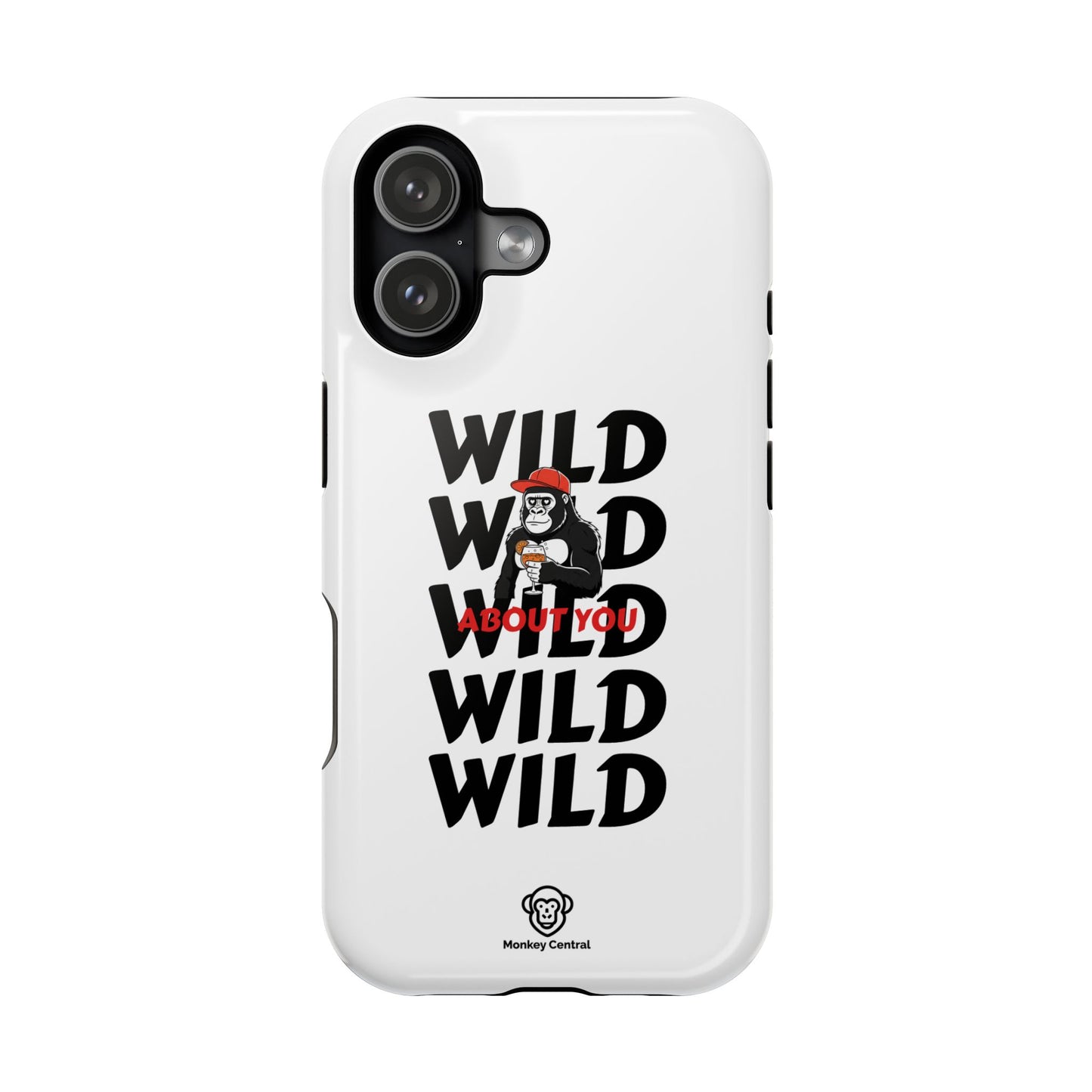 Magnetic impact-resistant phone case "WILD ABOUT YOU"