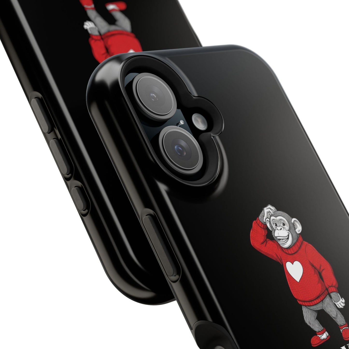 Magnetic impact-resistant phone case "LOVE YOU MORE"