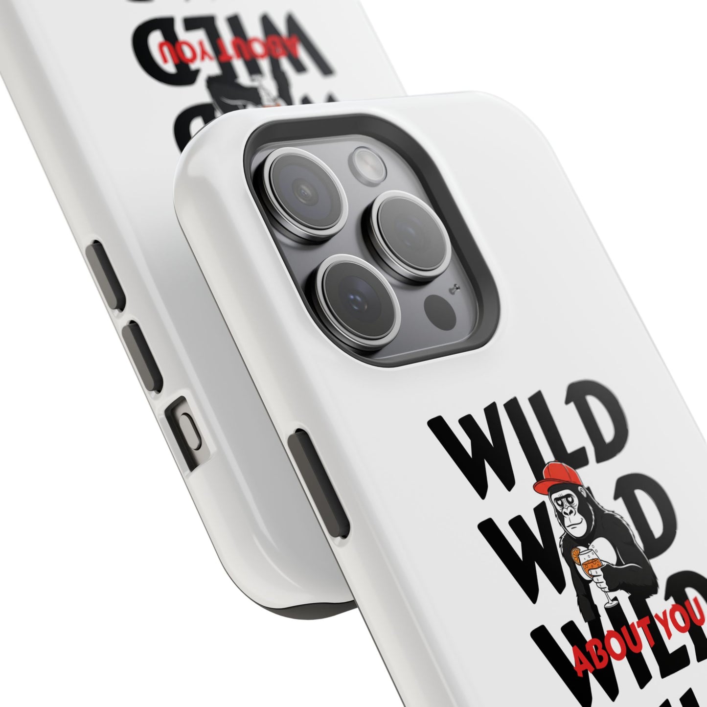 Magnetic impact-resistant phone case "WILD ABOUT YOU"