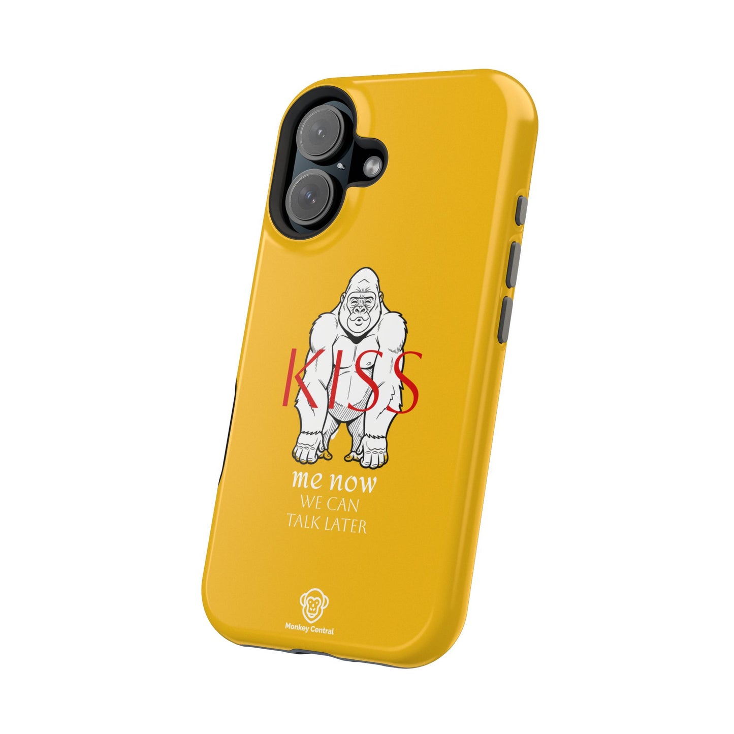 Magnetic impact-resistant phone case "KISS ME NOW"