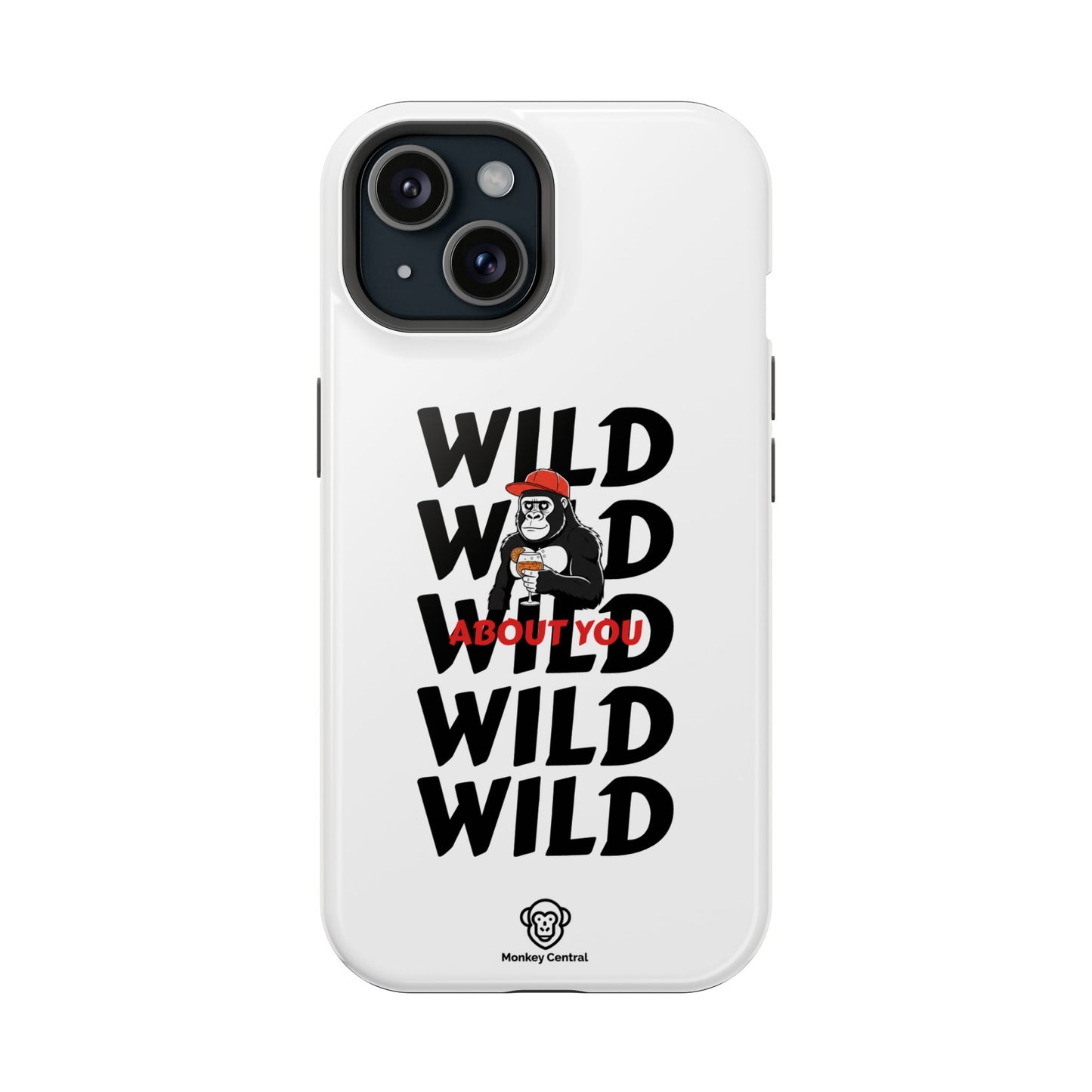 Magnetic impact-resistant phone case "WILD ABOUT YOU"