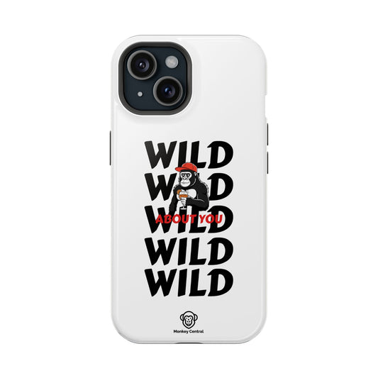 Magnetic impact-resistant phone case "WILD ABOUT YOU"